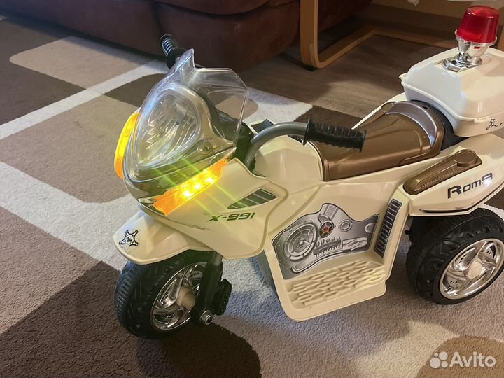 Детский электро мотоцикл на аккумуляторе