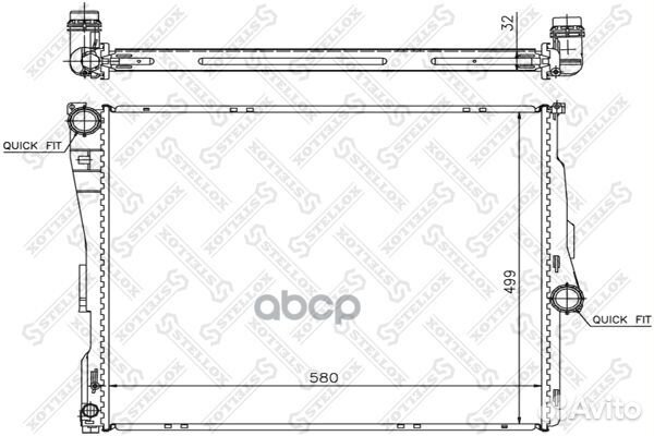 10-25587-SX радиатор системы охлаждения BMW X3