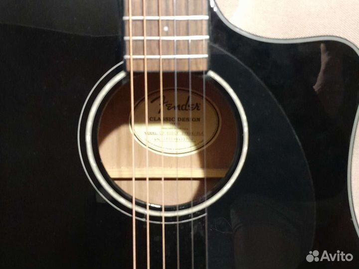 Электроакустическая гитара fender CD-60 SCE