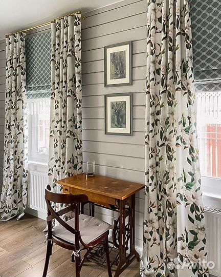 Шторы с принтом