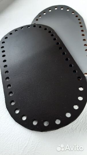 Донышко клапан кожа. Фурнитура. Рукоделие