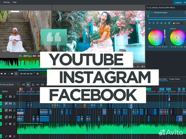 Видеомонтаж удаленно / Монтаж видео / Оперативно