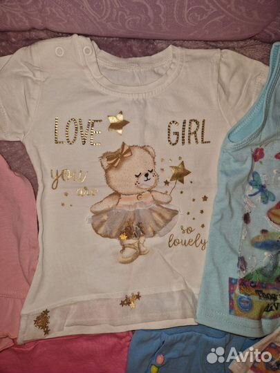 Пакет вещей для девочки 80 86