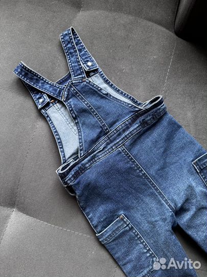 Джинсовый комбинезон 18-24