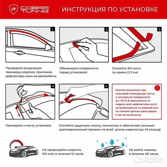 Дефлекторы окон Citroen C4 Cactus (2014-2017)