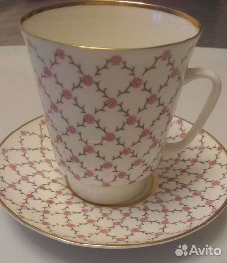 Кофейные пары лфз костяной фарфор.Винтаж