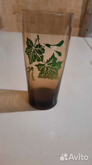 Стаканы для коктейлей из тёмного стекла