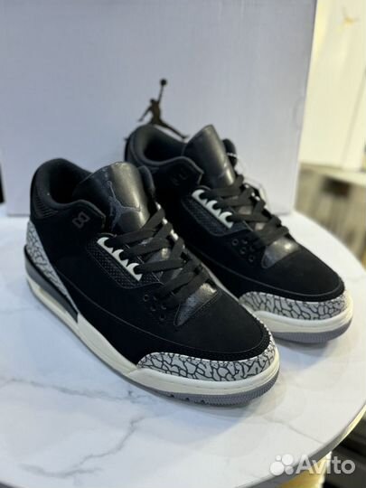 Кроссовки nike AIR jordan 3 OFF-noir