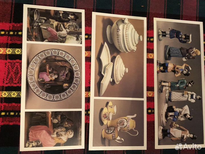 Открытки Фарфор, Фаянс, Архангельское 1983 год