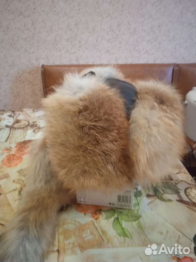 Шапка малахай лисья