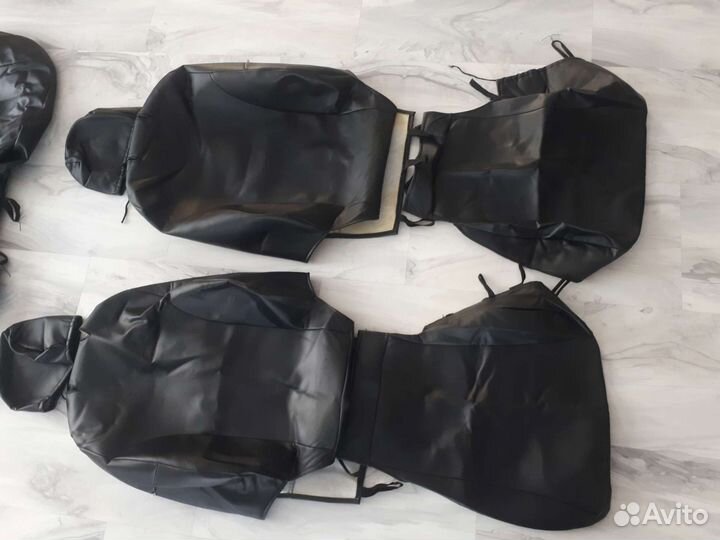 Автомобильные чехлы из экокожи KIA RIO