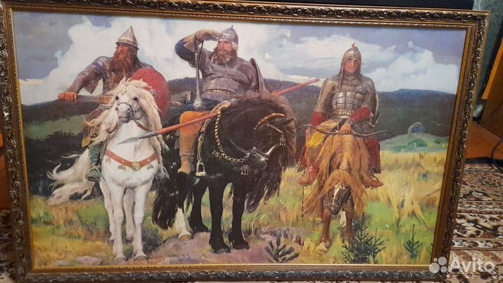 Продам картину 3 богатыря