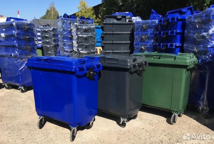 Мусорные Контейнеры 770 литров склад г. Казань