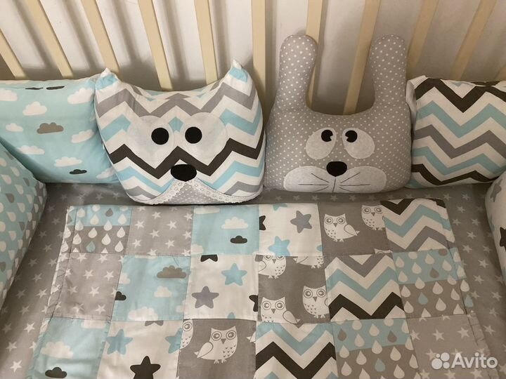 Бортики в детскую кроватку