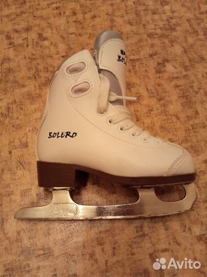 Коньки graf bolero. Белые, размер 26, фигурные