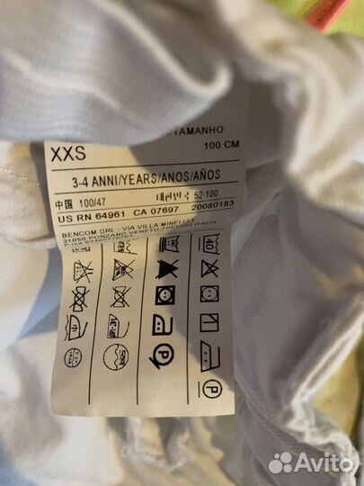 Вещи Benetton на девочку на 3-4 годика
