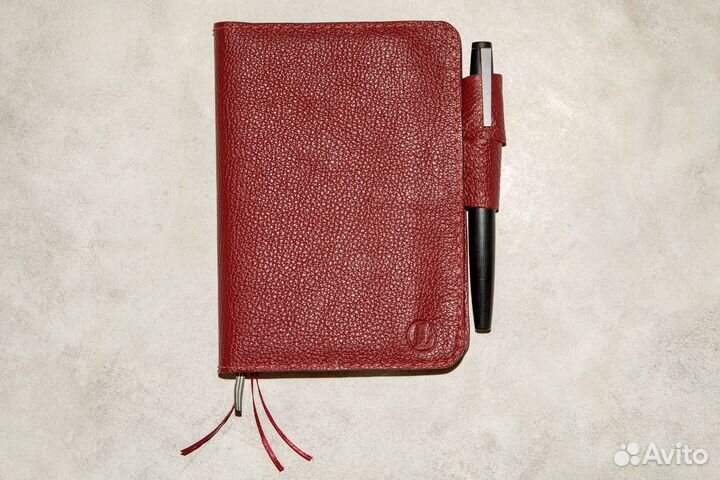 Кожаная обложка для тетради/блокнота