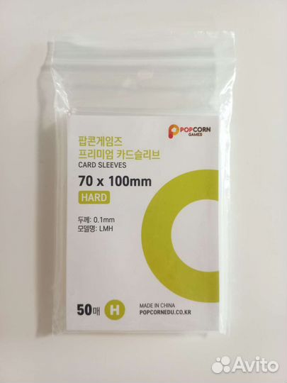 Плотные протекторы popcorn для карт