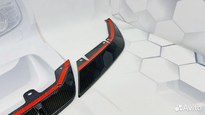 Сплиттер BMW M5 F90 рест ST стиль сухой карбон