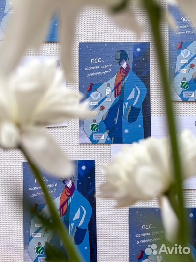 Почтовая открытка с частичками севера