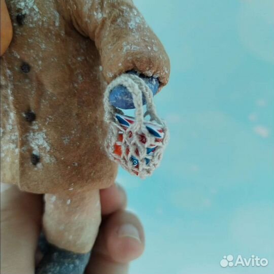 Ватная игрушка. Ручная работа