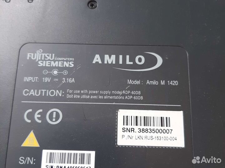 Ноутбуки acer, fujitsu siemens