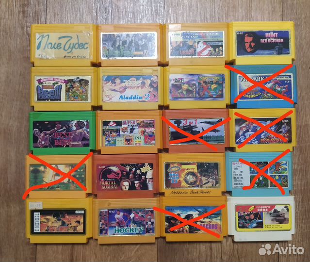 Картриджи денди