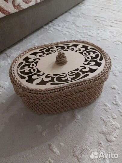 Корзина из полиэфирного шнура