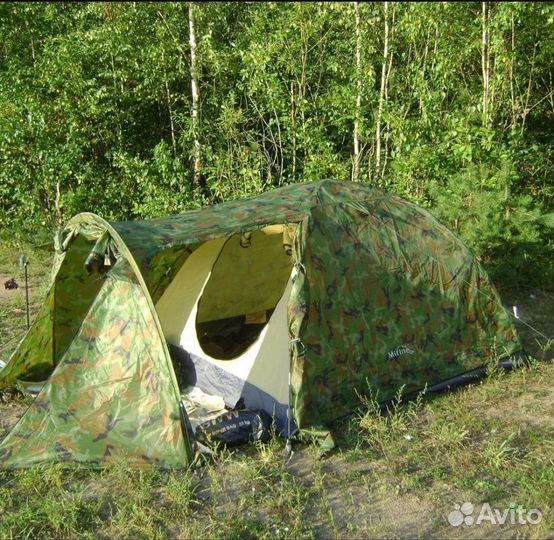 Палатка туристическая 4 местная бу