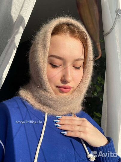 Косынка бактус женский комплект ангора