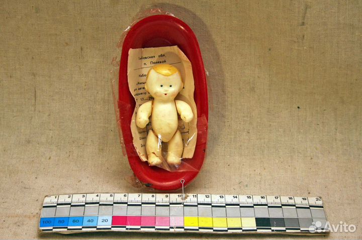 Тамбовский пупсик Вовка малыш в ванночке СССР