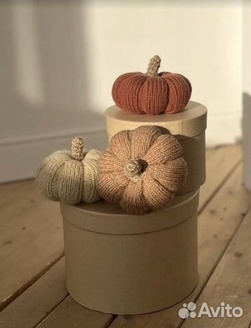 Вязаные тыковки