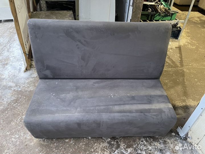 Диван ткань серый 120/60/90
