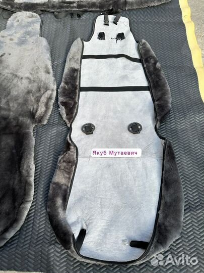 Меховые накидки полный комплект на прадо