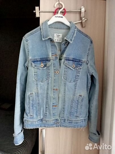 Джинсовая куртка для девочки 158