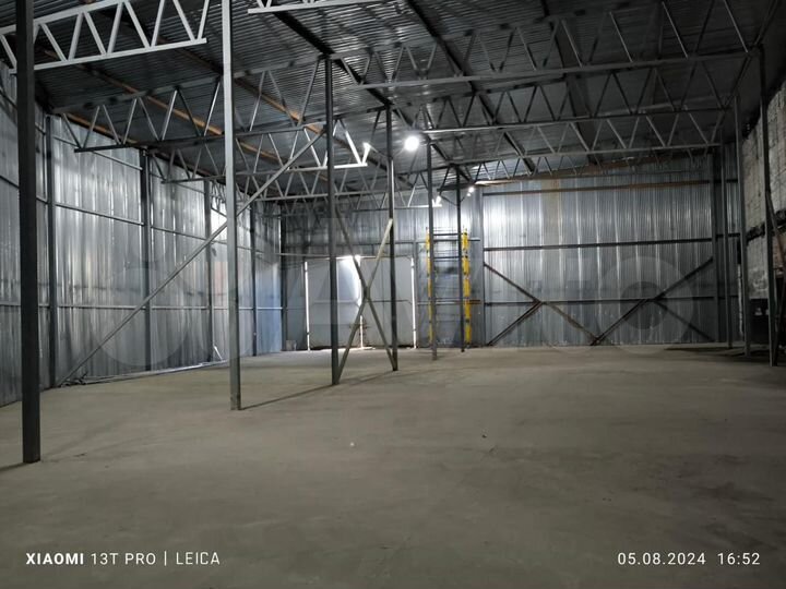 Теплый склад производство, 900 м²