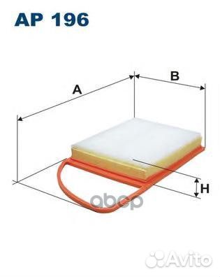 Фильтр воздушный citroen AP196 Filtron