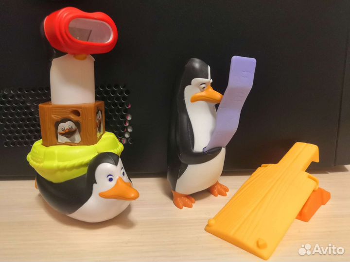 Пингвины Мадагаскар 2014 mcdonalds happy meal