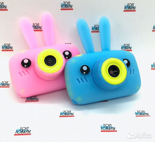 Фотоаппарат детский цифровой ZooKids Голубой зайка