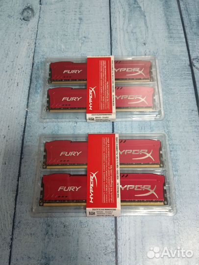 HyperX 16GB DDR3 (2шт по 8гб 1600Mhz) память