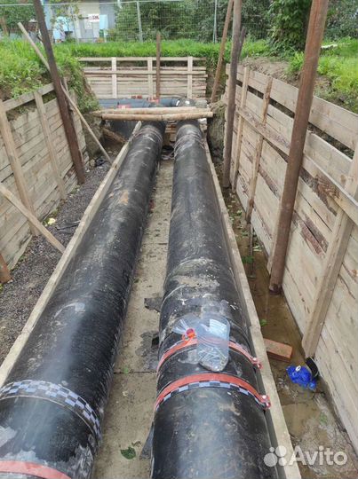 Бригада монтажников теплосетей