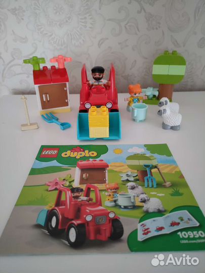 Lego duplo, Фермерский трактор и животные