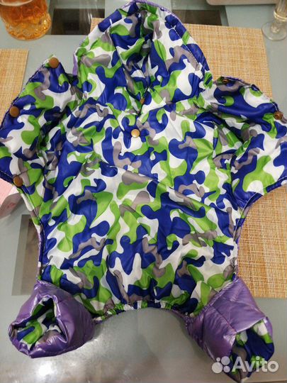 Комбинезон зимний для собаки новый