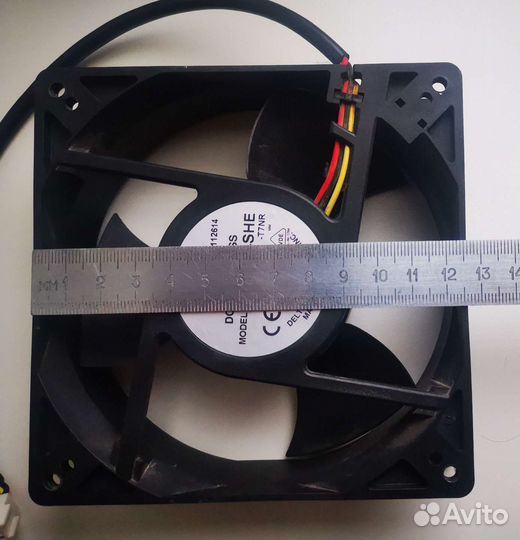 Вентилятор Delta efb1324she 127x38мм