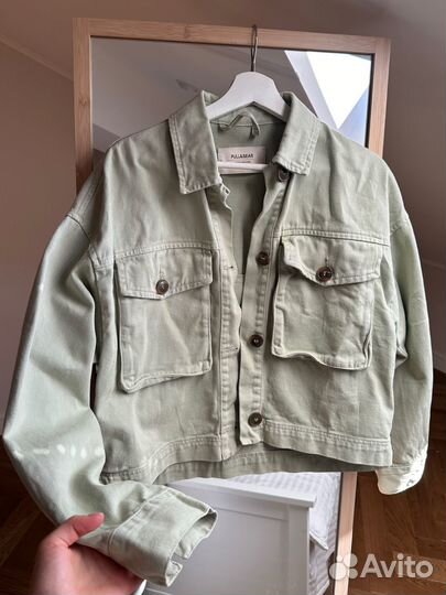 Джинсовая куртка pull bear