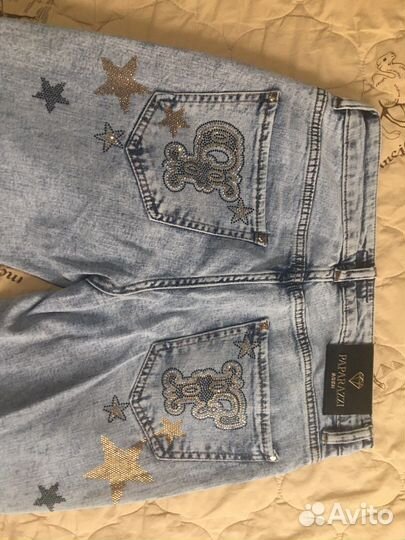Костюм paparazzi джинсы и кофта 46-48. Стразы