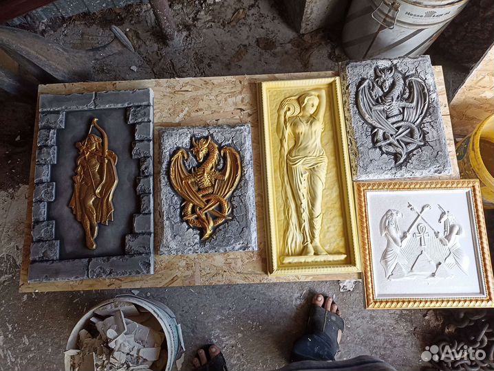 Декоративное панно карта мира И другие