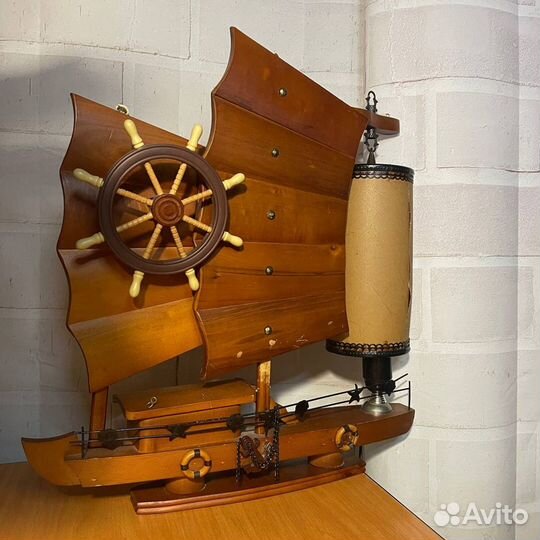Настольная лампа, светильник Корабль