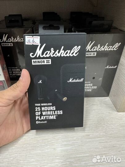 Беспроводные наушники marshall minor