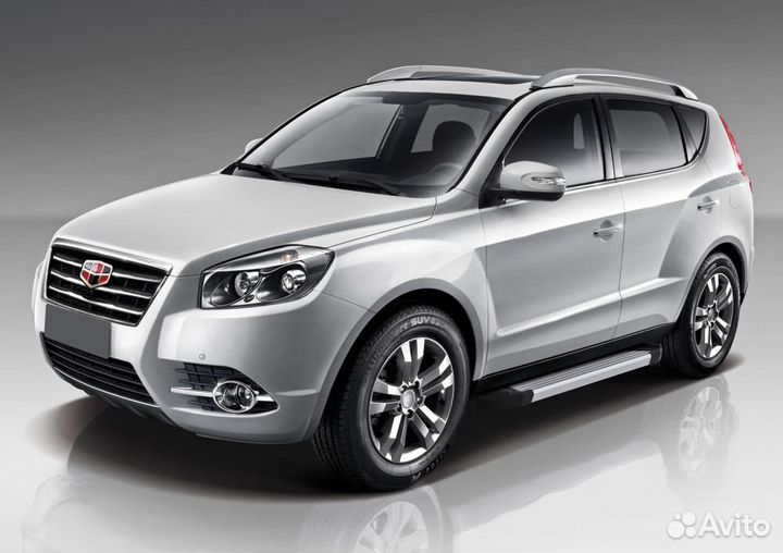 Пороги Подножки Geely Emgrand X7 2013-19 